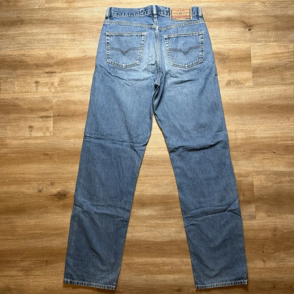 Vintage Diesel Cheyenne Jeans Men 32x34 Blue Straight Leg Made Italy Y2K (Tag34)